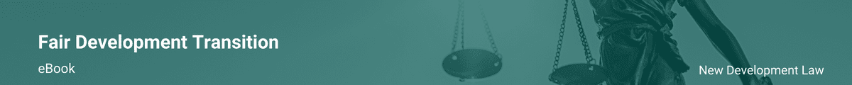 Fair Development Transition - New Development Law Fair Development Transition - New Development Law