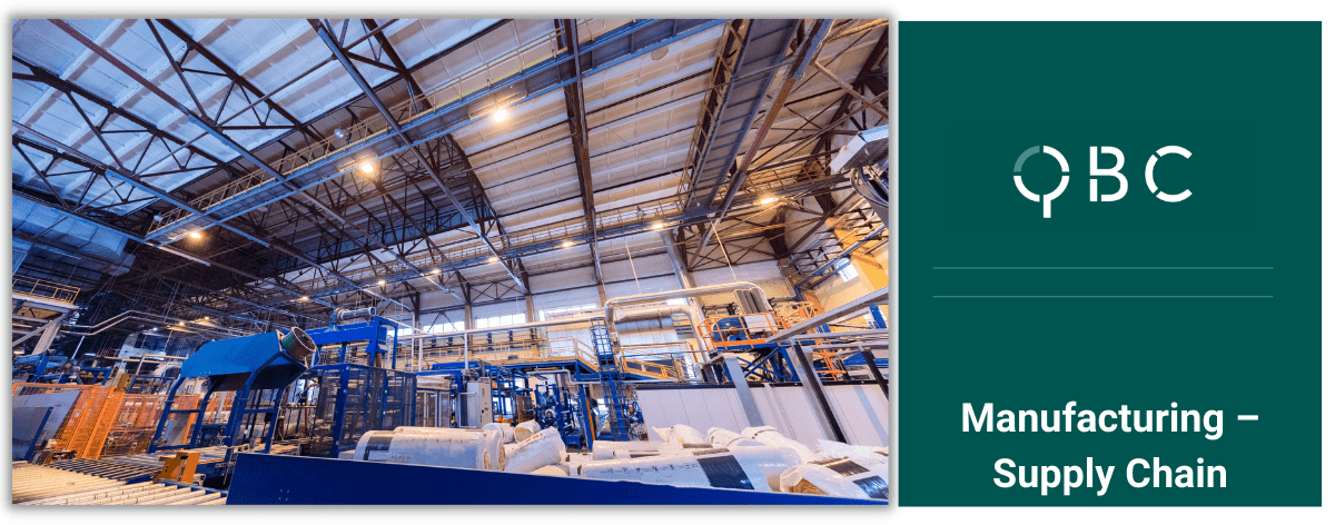 Manufacturing – Supply Chain Manufacturing – Supply Chain