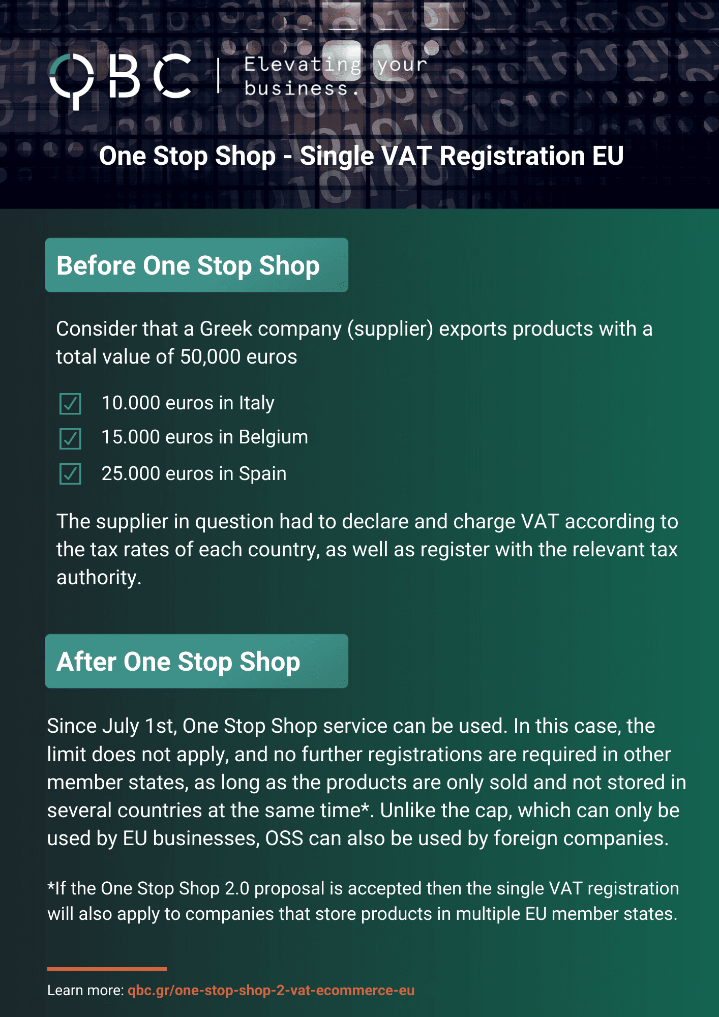 One Stop Shop (OSS) - Single VAT Registration EU (1) One Stop Shop (OSS) - Single VAT Registration EU (1)