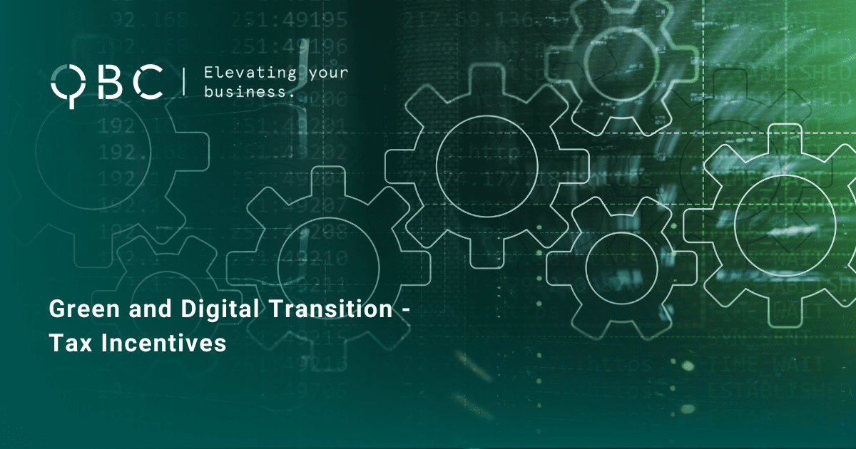 Green and Digital Transition - Tax Incentives