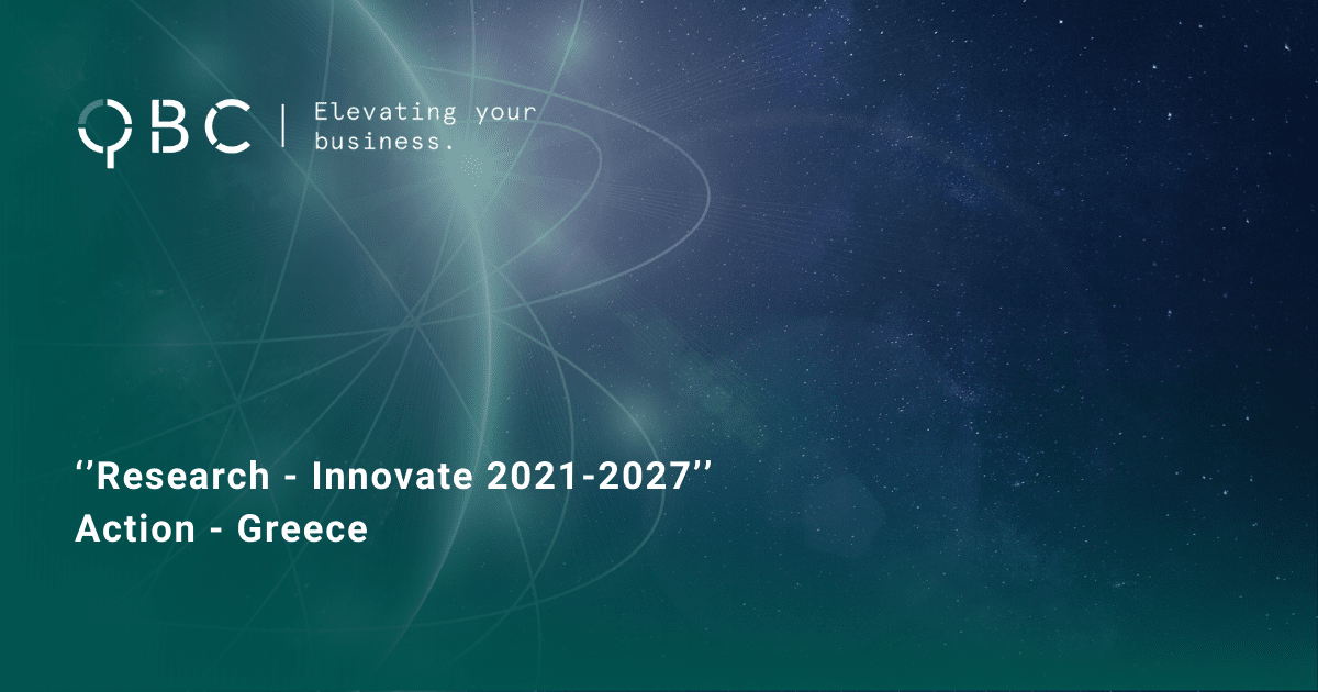 ‘’Research - Innovate 2021-2027’’ Action - Greece